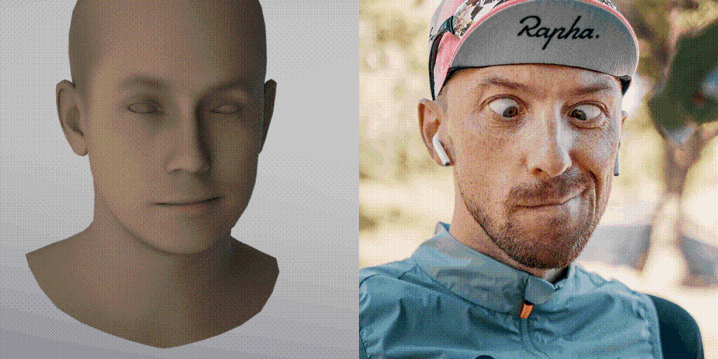 Flame face reconstruction